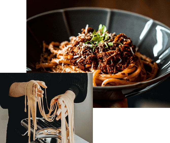 本場イタリアで培った
自慢のパスタ